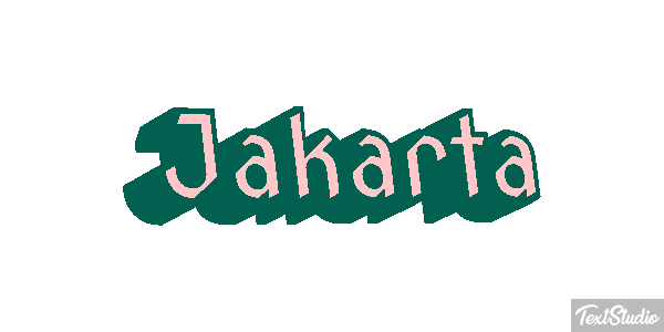 Jakarta Efekt tekstowy
