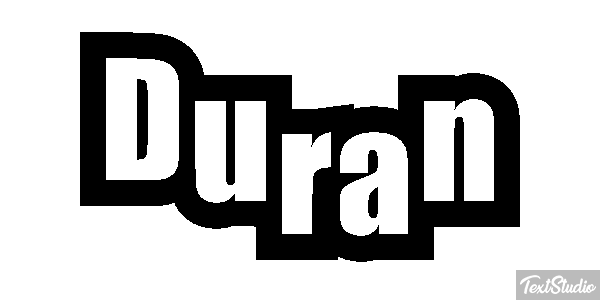 Duran Texteffekt