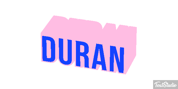 Duran Texteffekt