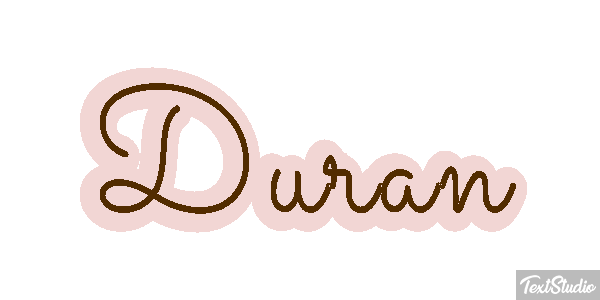 Duran Texteffekt