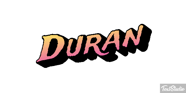 Duran Texteffekt