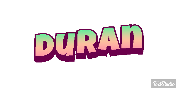 Duran Texteffekt