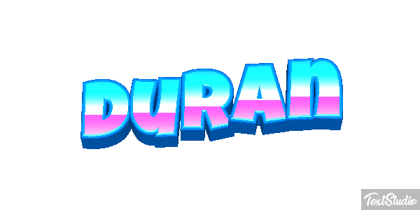 Duran Texteffekt
