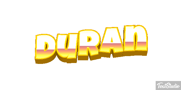 Duran Texteffekt