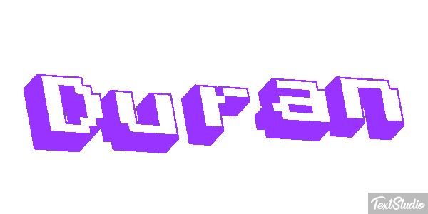 Duran Texteffekt