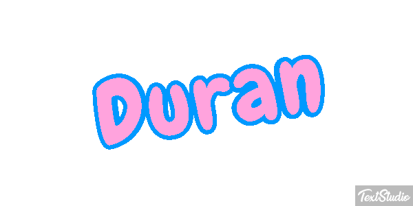 Duran Texteffekt
