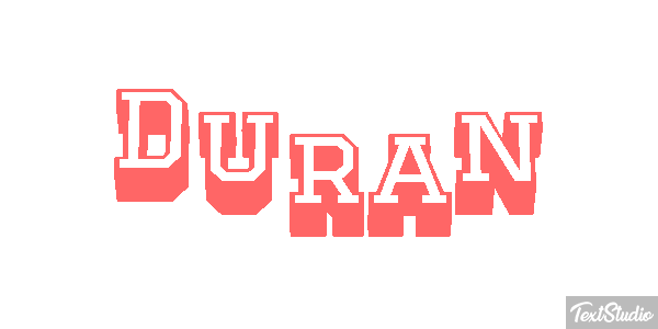 Duran Texteffekt