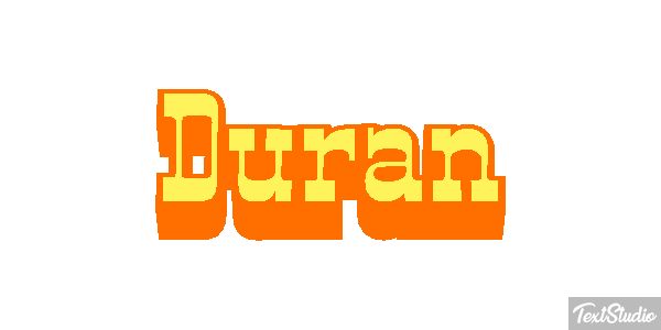 Duran Texteffekt