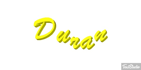 Duran Texteffekt