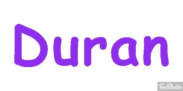 Duran Texteffekt