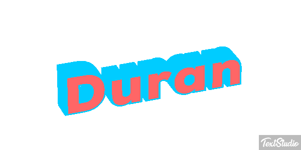 Duran Texteffekt