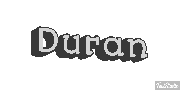 Duran Texteffekt