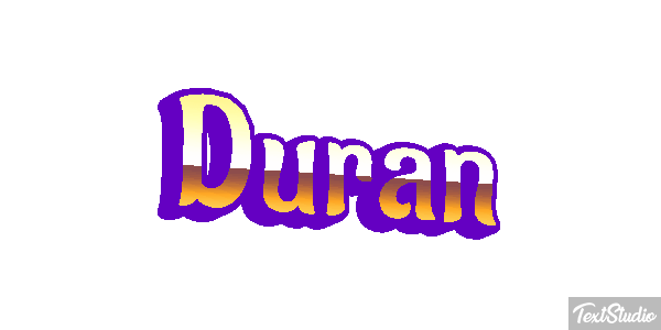 Duran Texteffekt