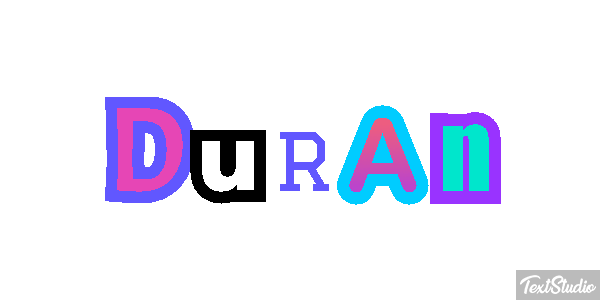 Duran Texteffekt