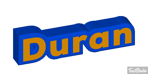 Duran Texteffekt