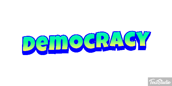 Democracy Metin efekti