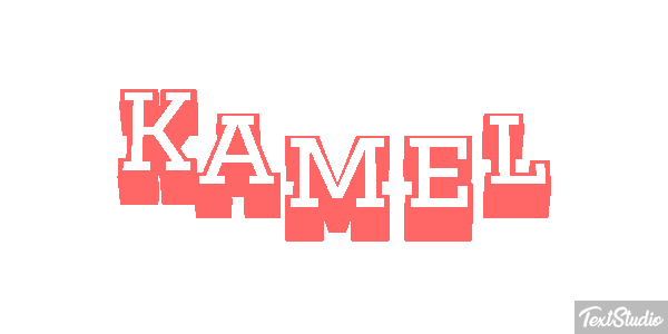Kamel テキスト効果