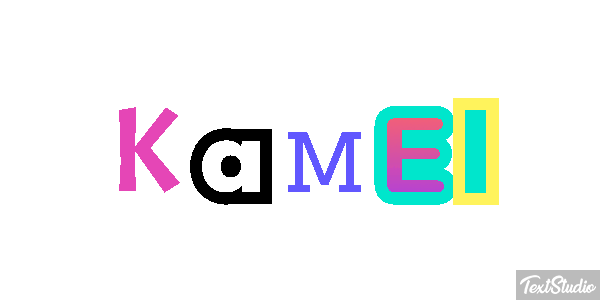 Kamel テキスト効果