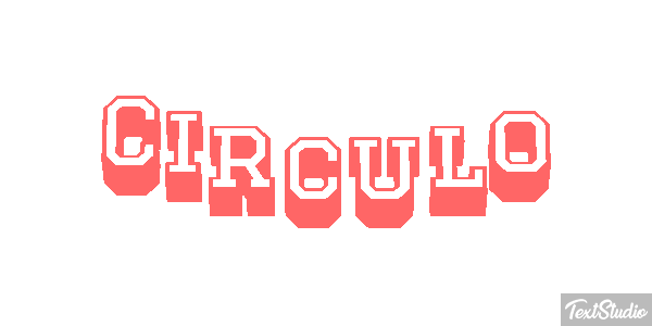 Círculo Texteffekt