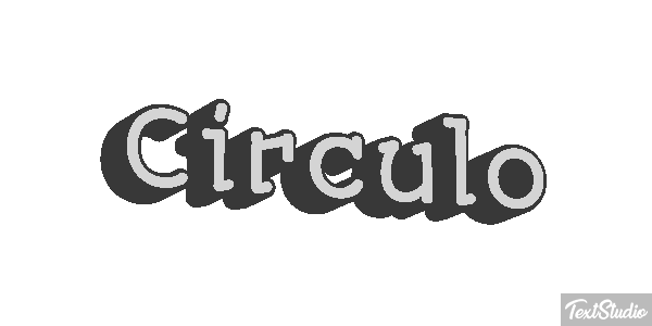 Círculo Texteffekt