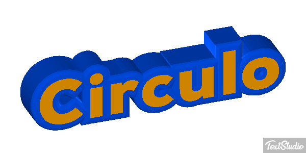 Círculo Texteffekt