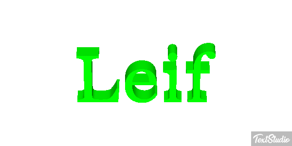 Leif テキスト効果