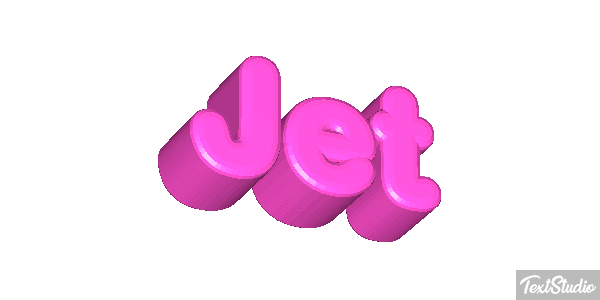 Jet Tekst effect