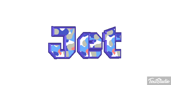 Jet Tekst effect