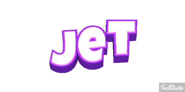Jet Tekst effect