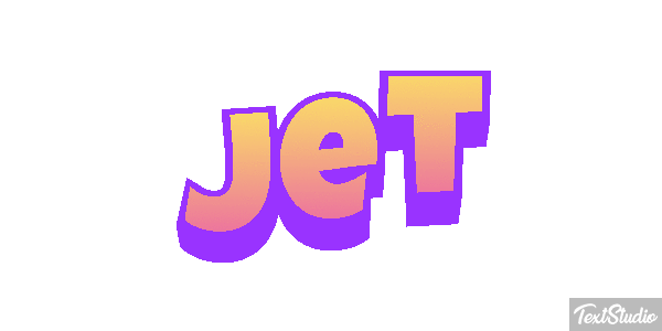 Jet Tekst effect
