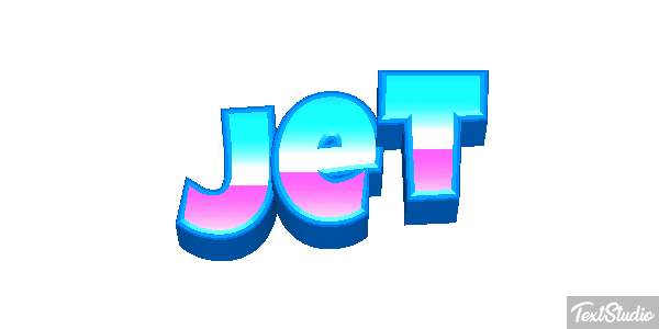 Jet Tekst effect