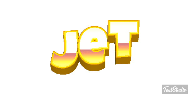 Jet Tekst effect