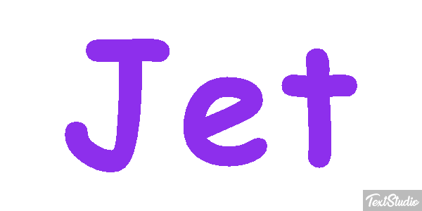 Jet Tekst effect
