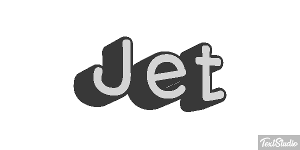 Jet Tekst effect