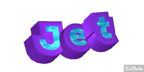 Jet Tekst effect