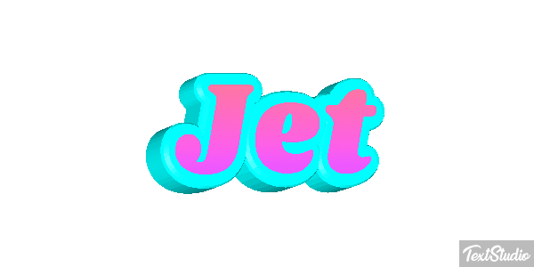 Jet Tekst effect