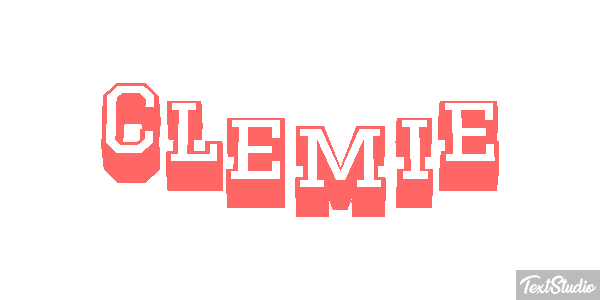 Clemie Text effect
