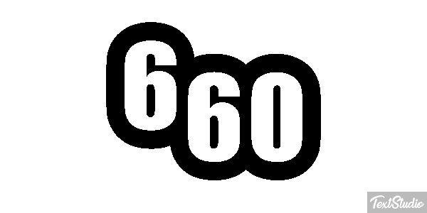 660 Tekst effect