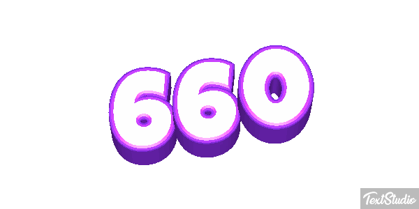 660 Tekst effect