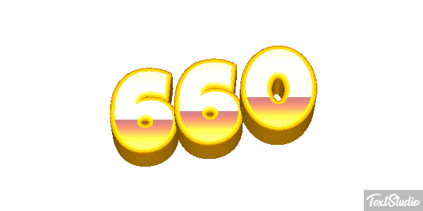 660 Tekst effect