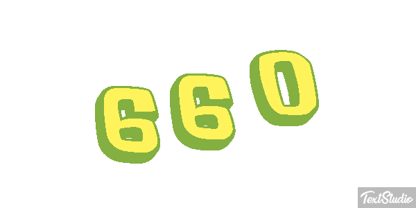 660 Tekst effect