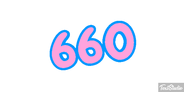 660 Tekst effect