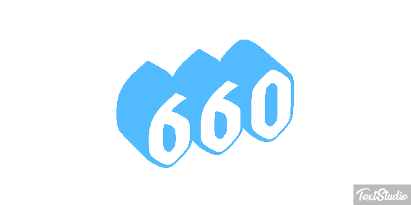 660 Tekst effect