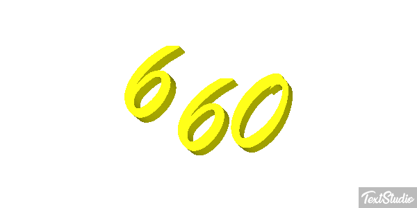 660 Tekst effect