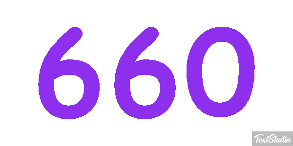 660 Tekst effect