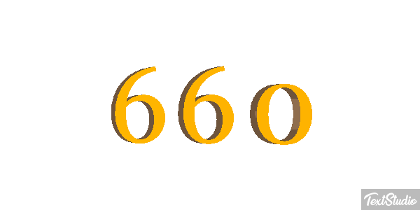 660 Tekst effect