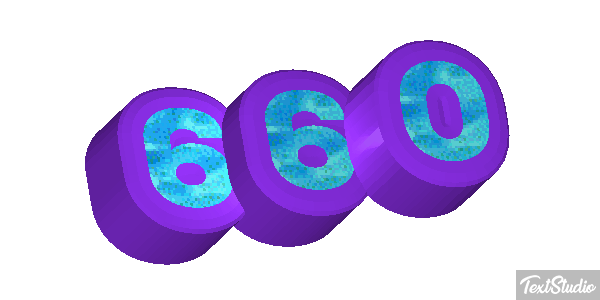 660 Tekst effect