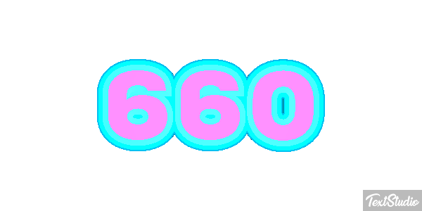 660 Tekst effect
