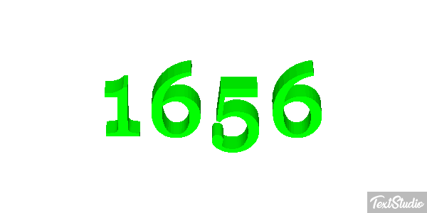 1656 Text effect
