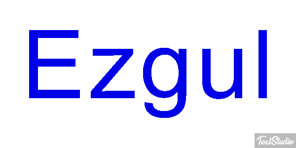 Ezgül Effetto testo